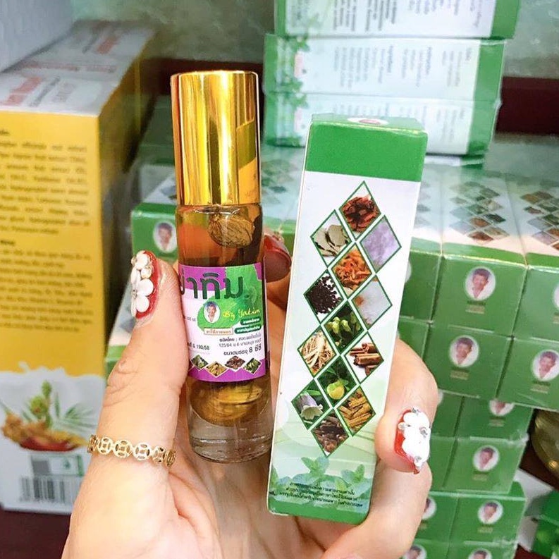 [Chính hãng] Dầu lăn 13 vị thảo dược Thái Lan 8ml
