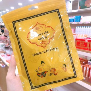 10 miếng dán chân thải độc detox lanna foot patch