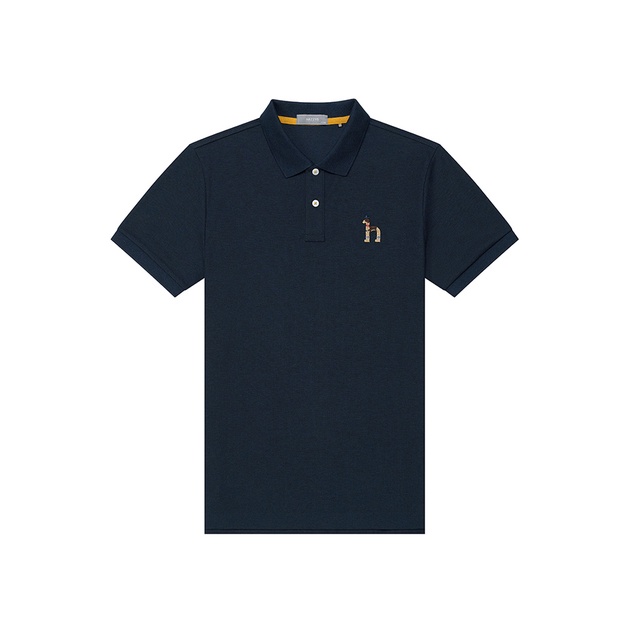 Ready stock hazzys haggis mùa hè phiên bản mới của hàn quốc thời trang nam tay ngắn t-shirt Áo polo áo sơ mi nam