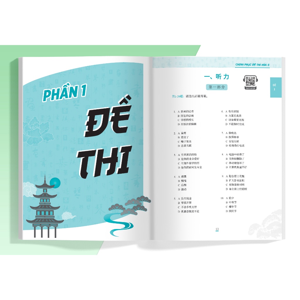 Sách - Combo Chinh phục đề thi HSK 3 - HSK 4 - HSK 5  lẻ tùy chọn