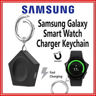 Bộ sạc không dây samsung galaxy watch 2 watch 3 active series magnetic charging keychain