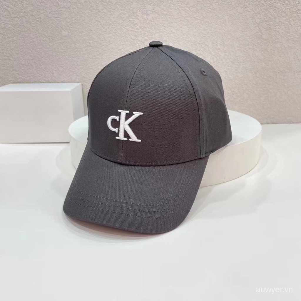 Mũ Lưỡi Trai Ck Thêu Họa Tiết Phong Cách Unisex 4YRB