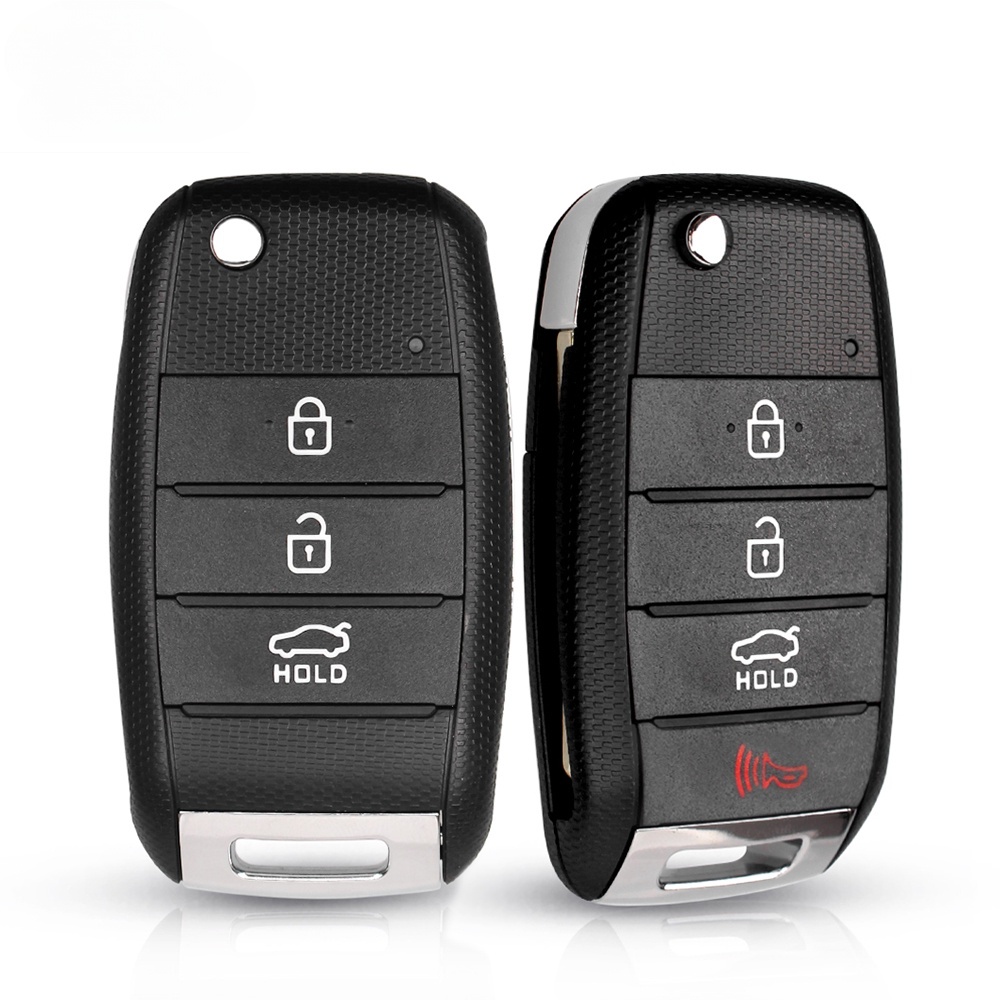 Đối với kia k3 sorento carens k5 k2 cerato forte flip folding remote key case fob housing key shell 2/3/4 nút