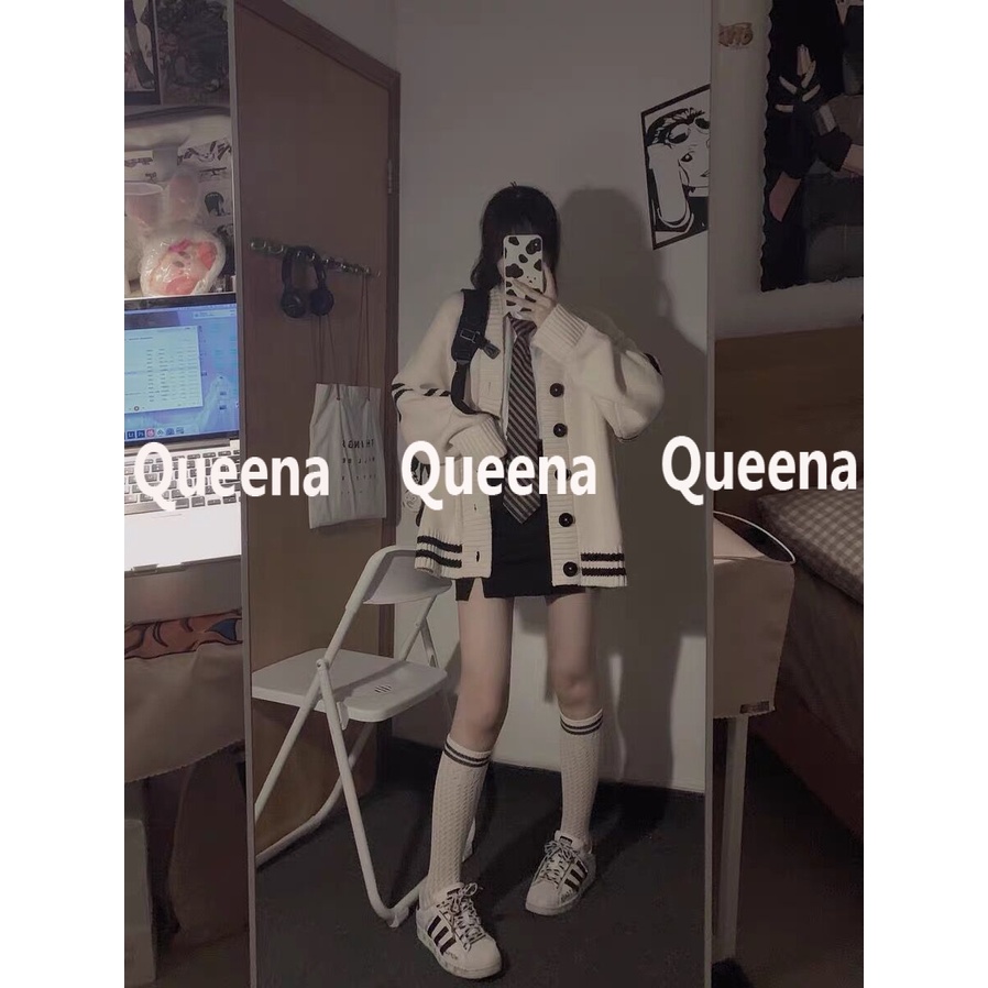 Áo Len áo khoác cardigan áo cardigan Thời trang hàn quốc A21K0HV Queena