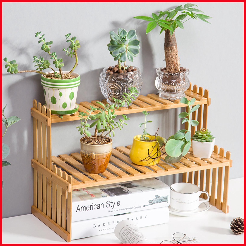 Để bàn trên bàn cây tre để bàn trên bàn cây đứng để bàn kệ hoa để bàn giá đỡ chậu hoa kệ trưng bày cho iadvn trong nhà