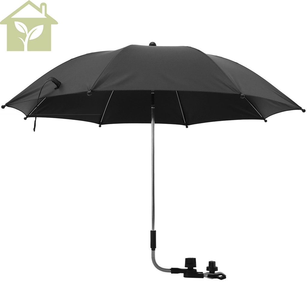 Xe đẩy trẻ em ô có kẹp đường kính 85cm ô xe đẩy trẻ em 360°Xe đẩy điều chỉnh parasol xe đẩy chống thấm parasol shopabc2537