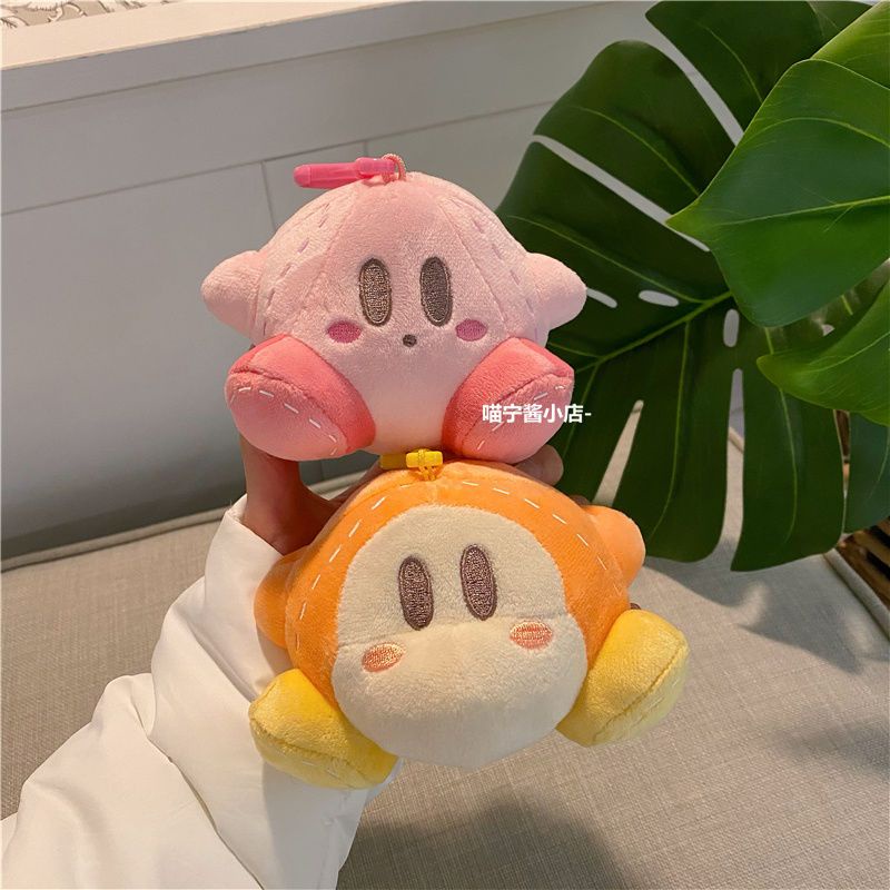 Ngôi sao hoạt hình kirby mặt dây chuyền túi wadodi sang trọng mặt dây chuyền cô gái màu hồng trái tim túi đi học quà tặng sinh nhật