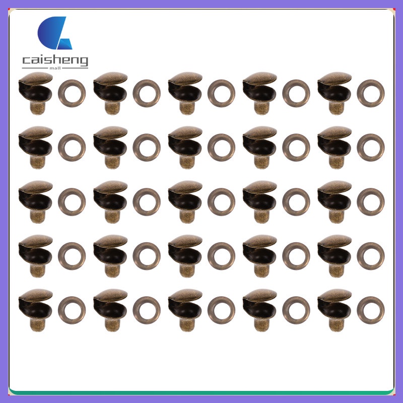 20 cái kim loại dây giày móc đinh tán móc da giày bốt dây khóa tự làm nút khóa du lịch caisheng.vn