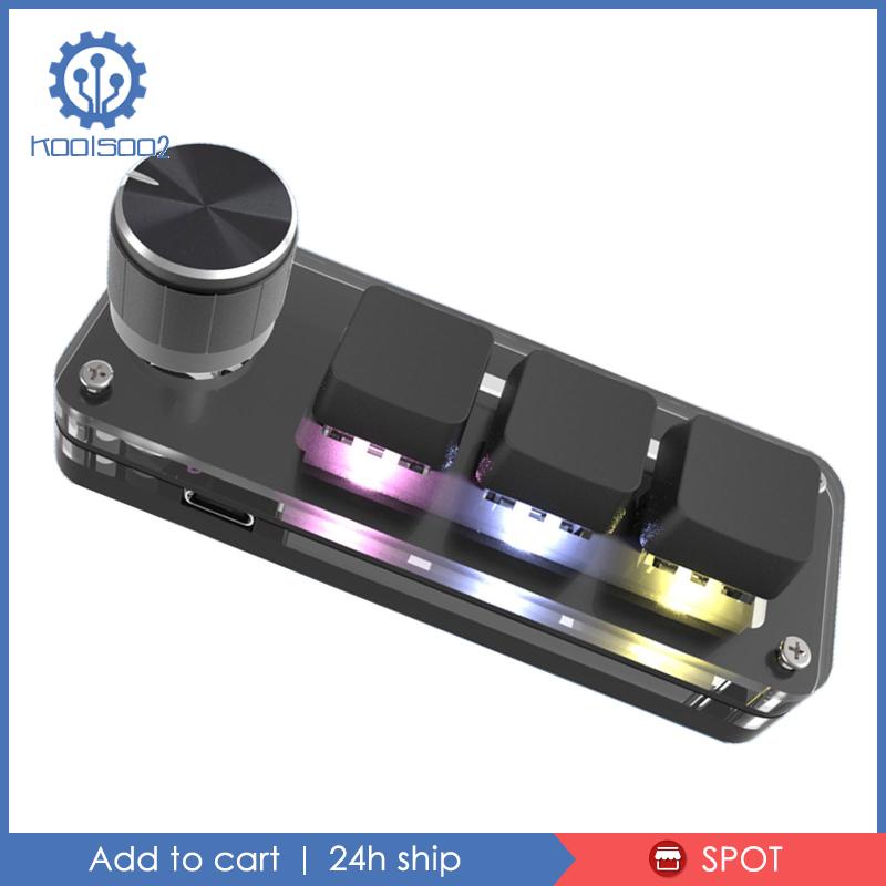 Bộ phận nâng cấp bàn phím bàn phím tiêu chuẩn rgb với núm lập trình osu vẽ chơi game