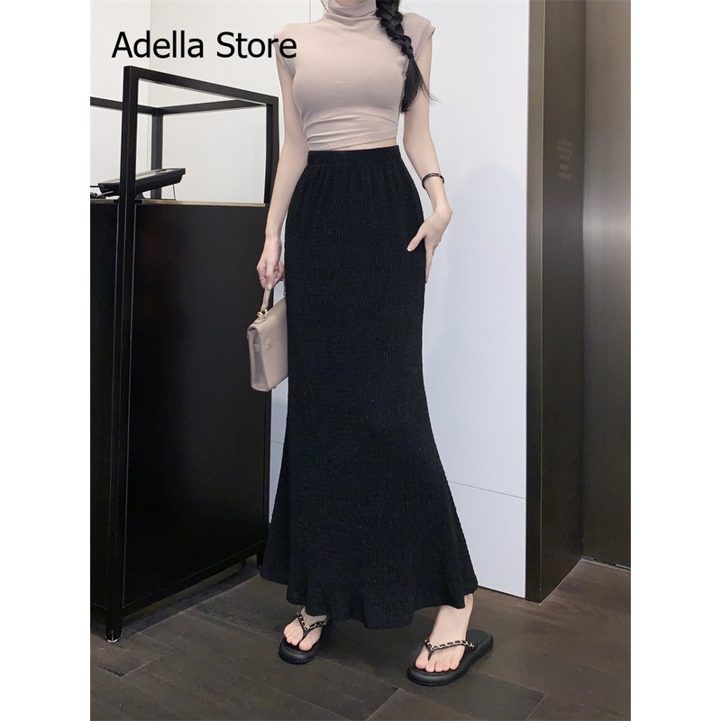 Adella Store váy Chân váy thời trang váy nữ hàng cao cấp tính cách Mẫu ngắn 2023 NEW A93M2G9