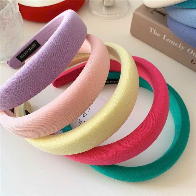 Băng đô cài tóc trơn nhiều màu pastel xinh phong cách đơn giản -  Xưởng Áo Dài Cách Tân -  PKAD09