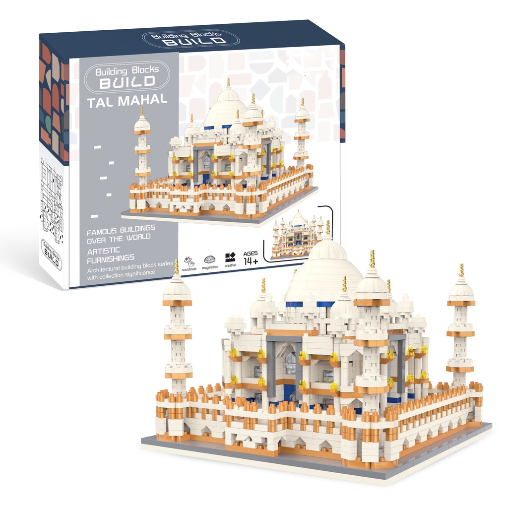 Lego Bộ Đồ Chơi Lắp Ráp Lâu Đài taj mahal diy