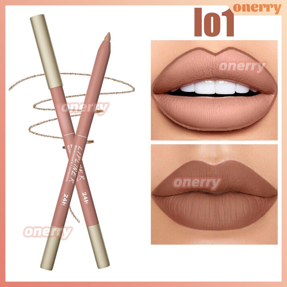 Face Secret Waterproof Lip Liners Trang Điểm 4 Màu Soft Touch Auto Lip Liner / Son Tint Mềm Mượt Lâu Trôi / Son Bóng Nude Lâu Trôi Bút Chì / Mỹ Phẩm Trang Điểm Môi onerryvn