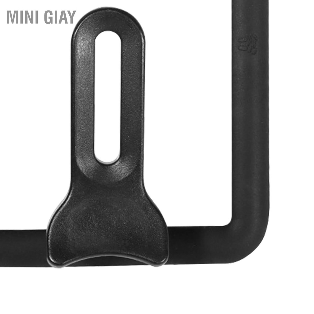 Mini Giay Nắp nồi thủy tinh hình chữ nhật dày có thể nhìn thấy bằng silicon được chảo màu đen