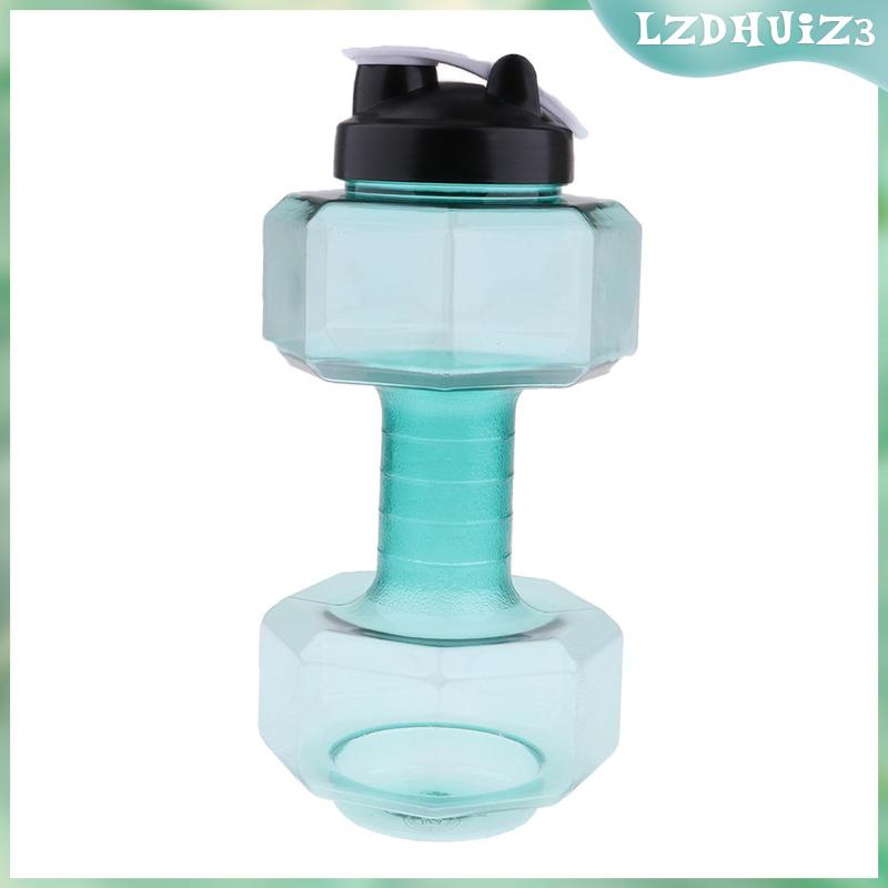 Bình đựng tạ di động dung tích lớn bình uống nước hình quả tạ bình nước quả tạ tập thể dục thiết bị tập luyện