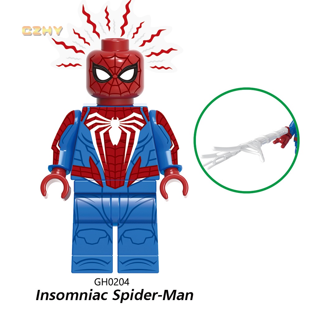 G0126 super heroes across the spider-verse scarlet spider peter parker building block figure toy