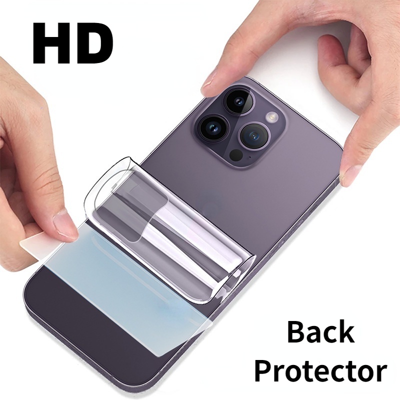 Miếng dán PPF bảo vệ màn hình mặt sau dành cho iPhone 11 12 13 14 15 Pro Max Mini Plus X XR XS Max 7 8 6 6s Plus SE