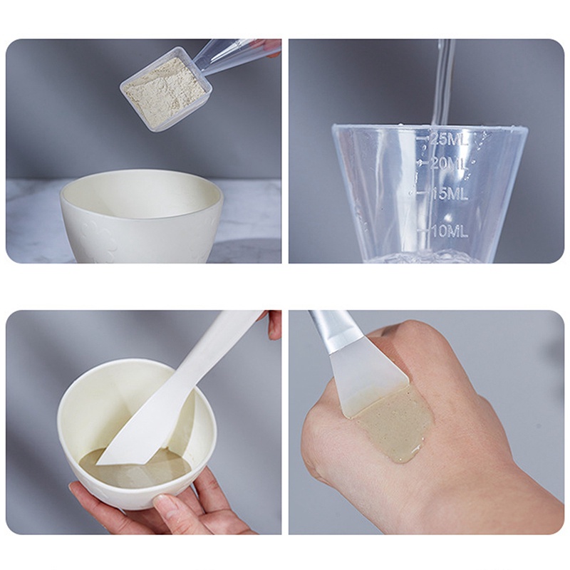 Bộ Dụng Cụ Tự Làm Mặt Nạ Tại Nhà Bằng Silicone Tiện Dụng