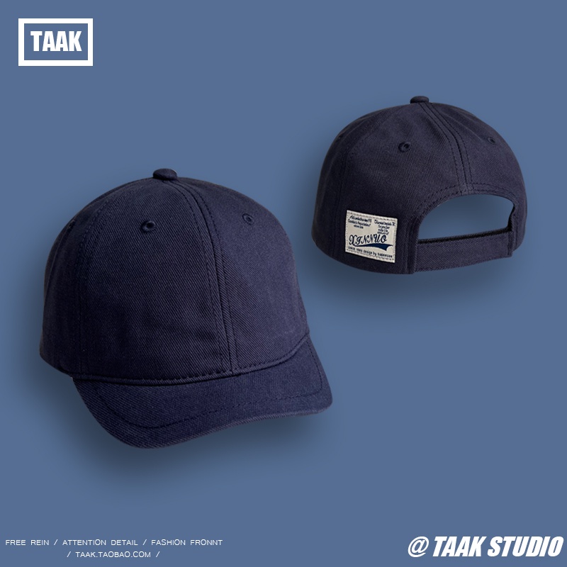 Mũ Lưỡi Trai Vành Ngắn Màu Trơn Phong Cách Nhật Bản Thời Trang Xuân Hè Cho Nam Nữ