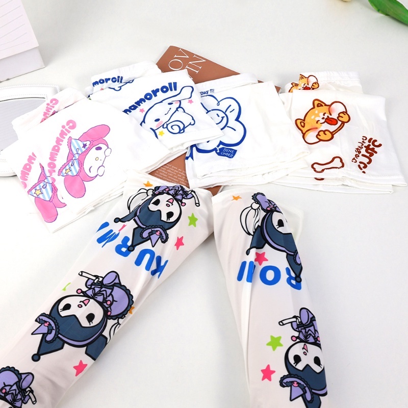 Găng Tay Chống Nắng Thoáng Khí Hình Sanrio Cinnamoroll Dễ Thương Sáng Tạo