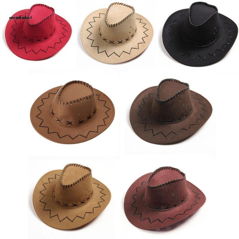 ✿ Nón Cao Bồi Bằng Vải Da Lộn Thời Trang Phương Tây Dành Cho Bé Trai