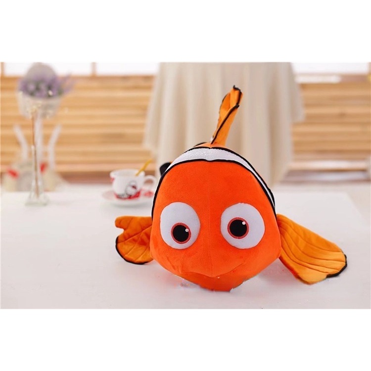 Thú Nhồi Bông Hình Cá Hề Nemo Đáng Yêu 25cm