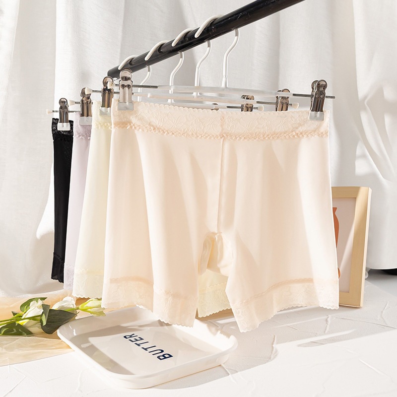 Quần Legging Cotton Siêu Mỏng Phối Ren Không Để Lại Dấu Vết