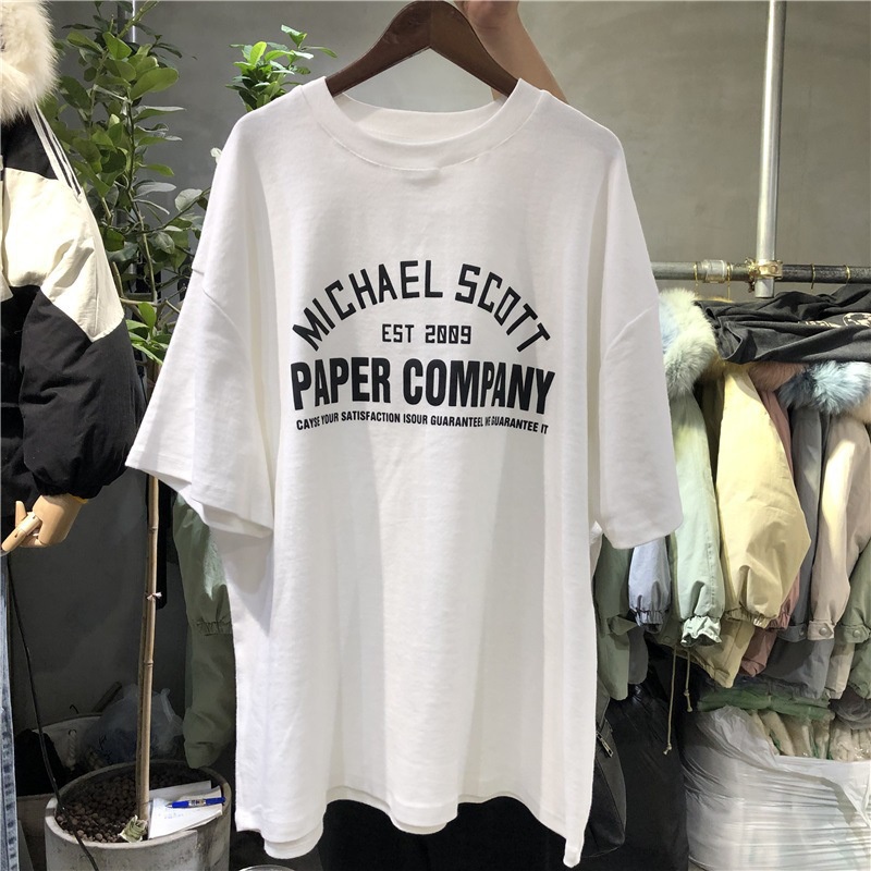 Áo Thun Tay Ngắn Dáng Rộng Phong Cách Hàn Quốc Thời Trang Mùa Hè Cho Nữ