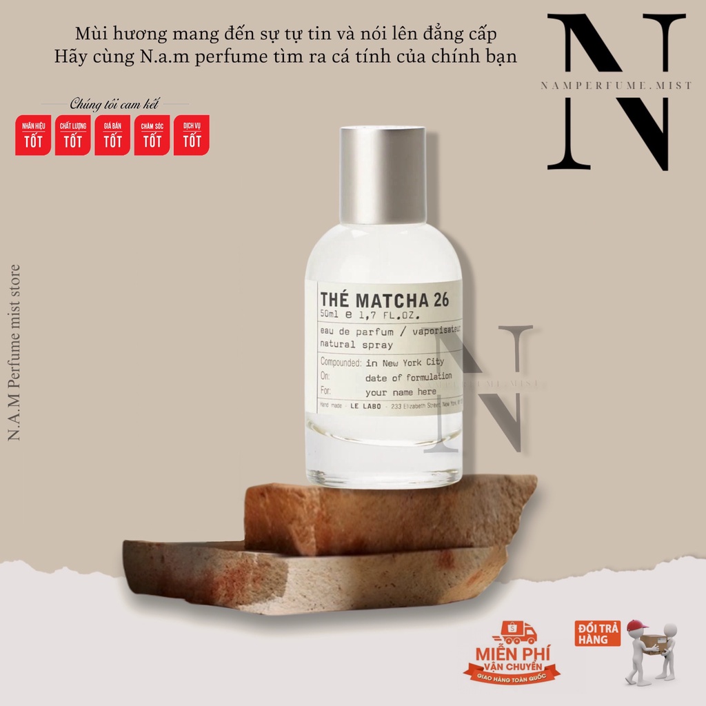 l e l a b o - Matcha 26 EDP | Nước hoa unisex | Phong Cách và Cá Tính