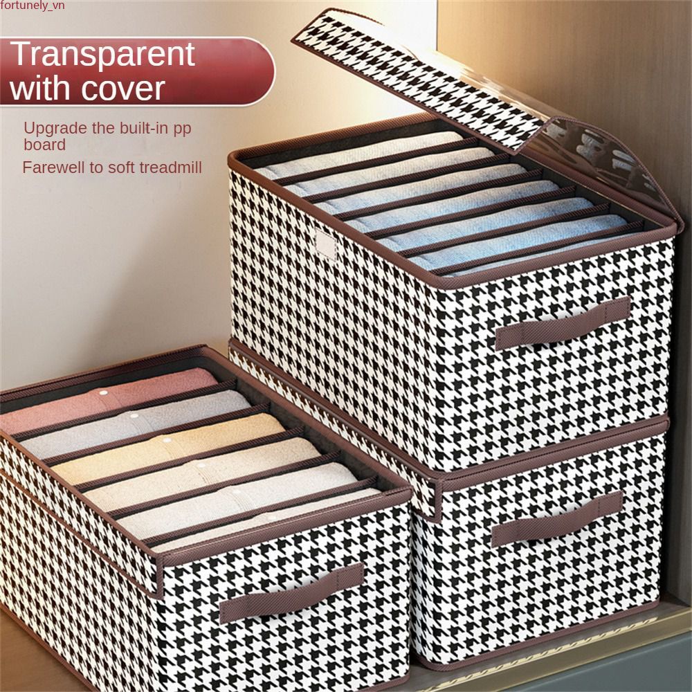【Hàng Có Sẵn】hộp Sắp Xếp Quần Áo 6/7/9 Ô Hộp Sắp Xếp Ngăn Kéo Tủ Quần Áo Có Thể Xếp Chồng Hộp Đựng Tất Quần Bò