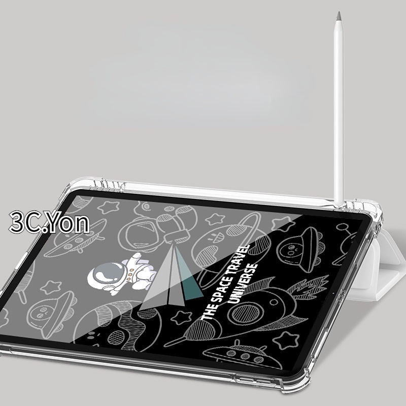 Ốp Máy Tính Bảng Túi Khí Có Ngăn Đựng Bút Cho Ipad Pro 12.9 2021 Air 5th 2022 9th 8th 7th 6th Pro 11 Inch Air 4 3 2 Mini 6 5 10.2'' 10.5'' 10.9'' 9.7''