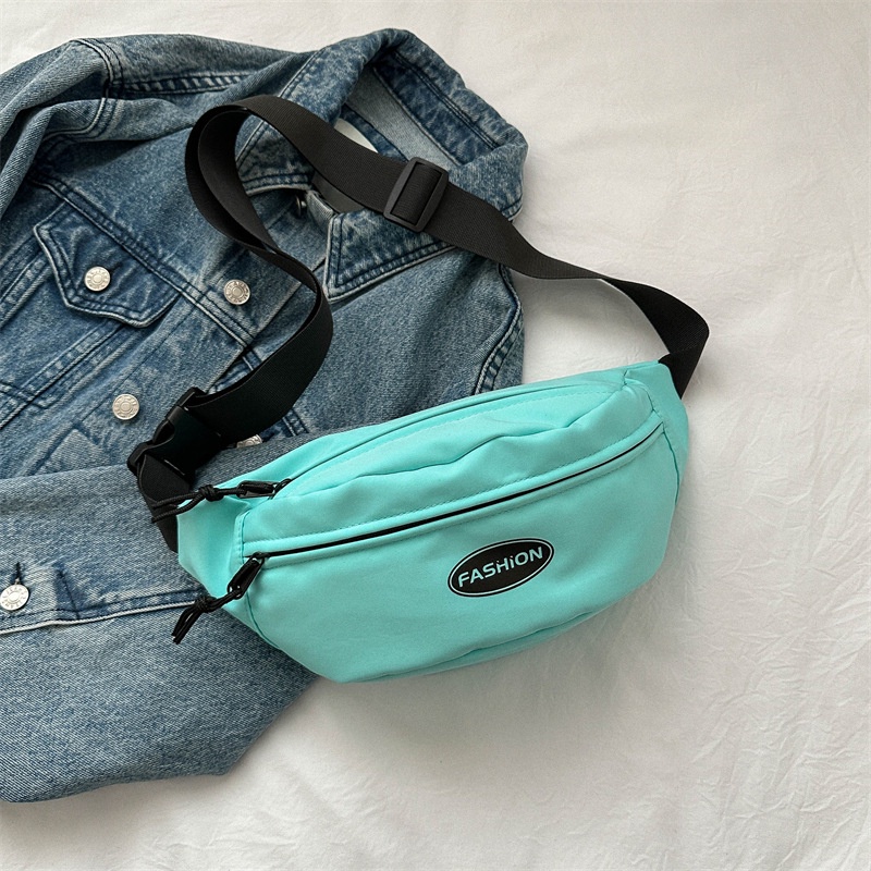 Túi Đeo Chéo Một Bên Ngực Nhỏ Đơn Giản Phong Cách Đường Phố Cho Nam Nữ