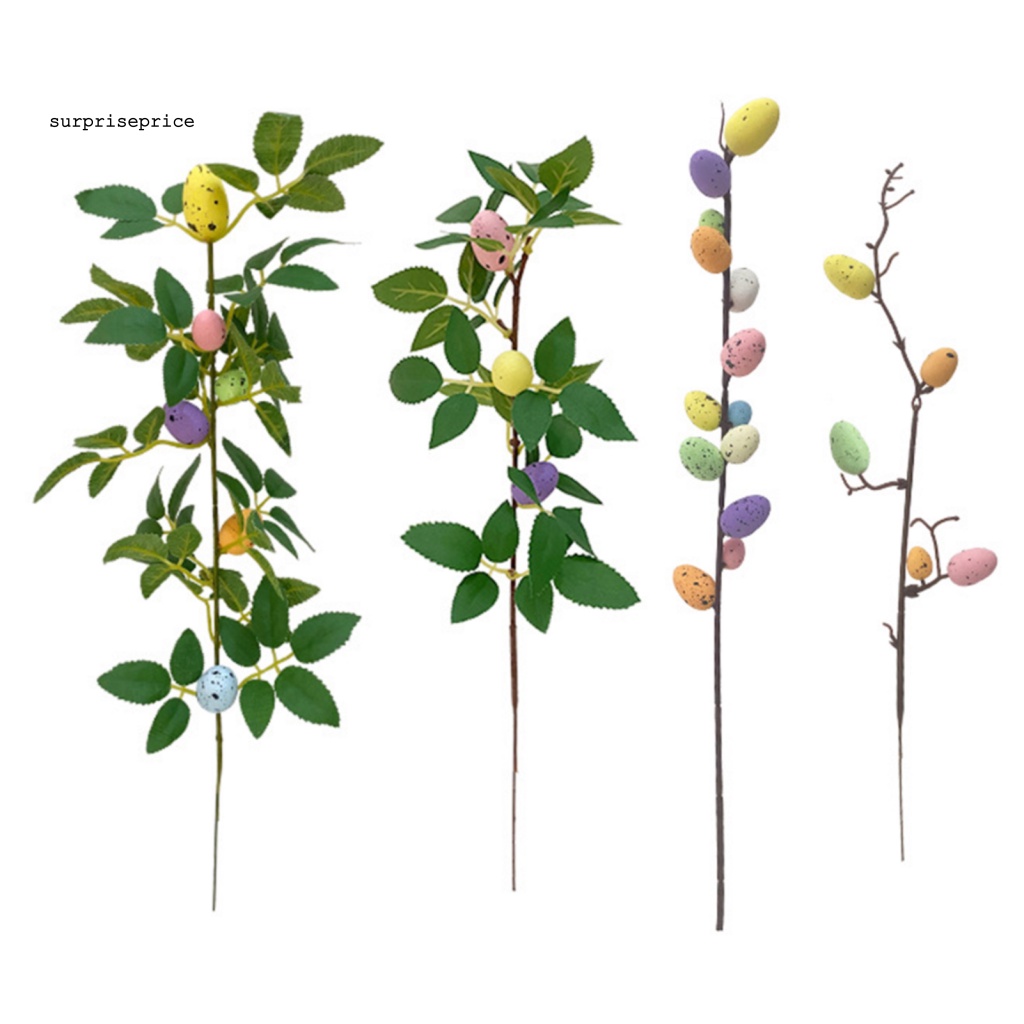 Set 1 / 2 Nhánh Lá Nhân Tạo Nhiều Màu Sắc Không Phai Màu Dùng Trang Trí DIY