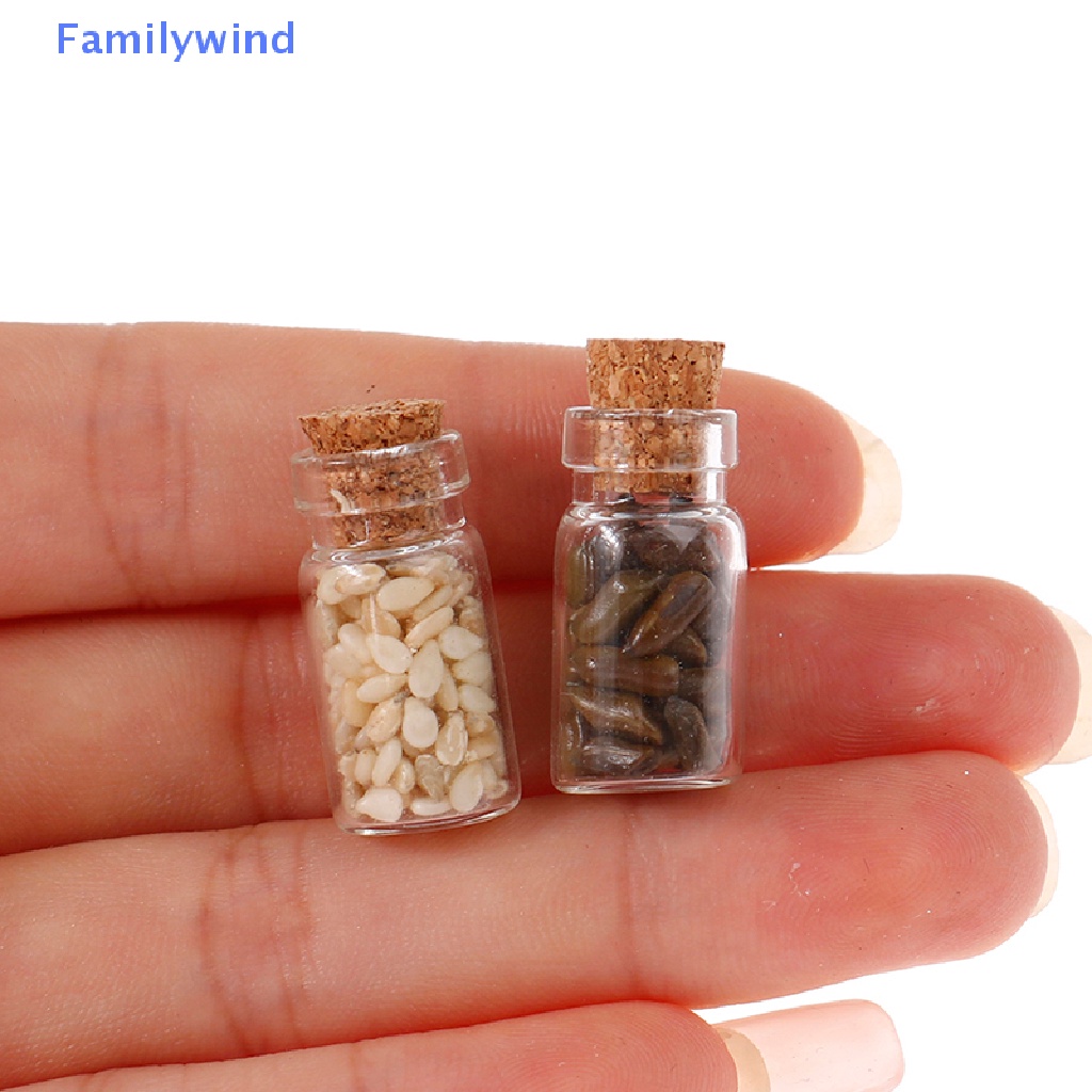 Bộ 2 Hũ Đựng Gia Vị Đồ Chơi Búp Bê Cỡ 1 / 12