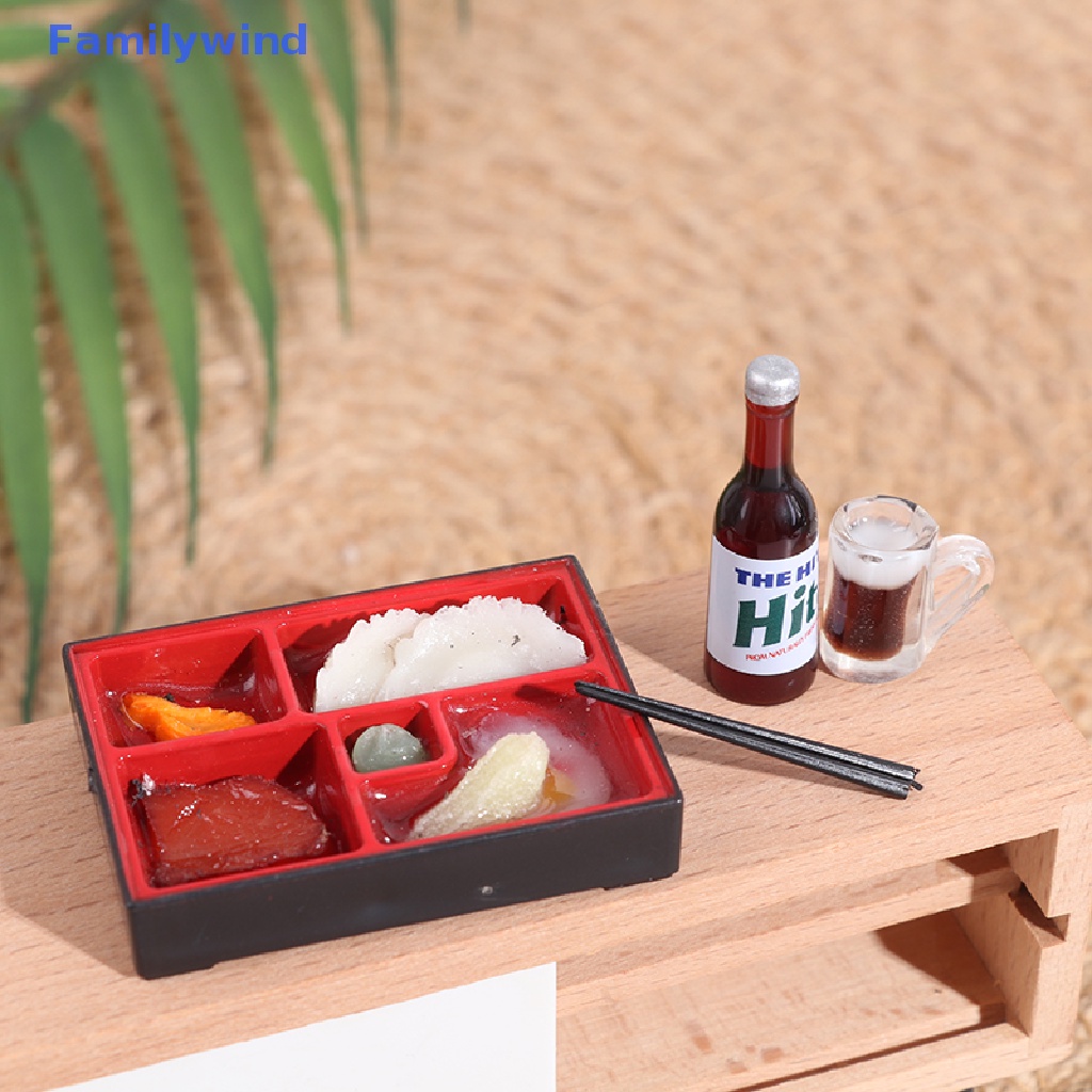 Hộp Cơm Trưa Phong Cách Nhật Bản Cho Nhà Búp Bê Tỉ Lệ 1: 12