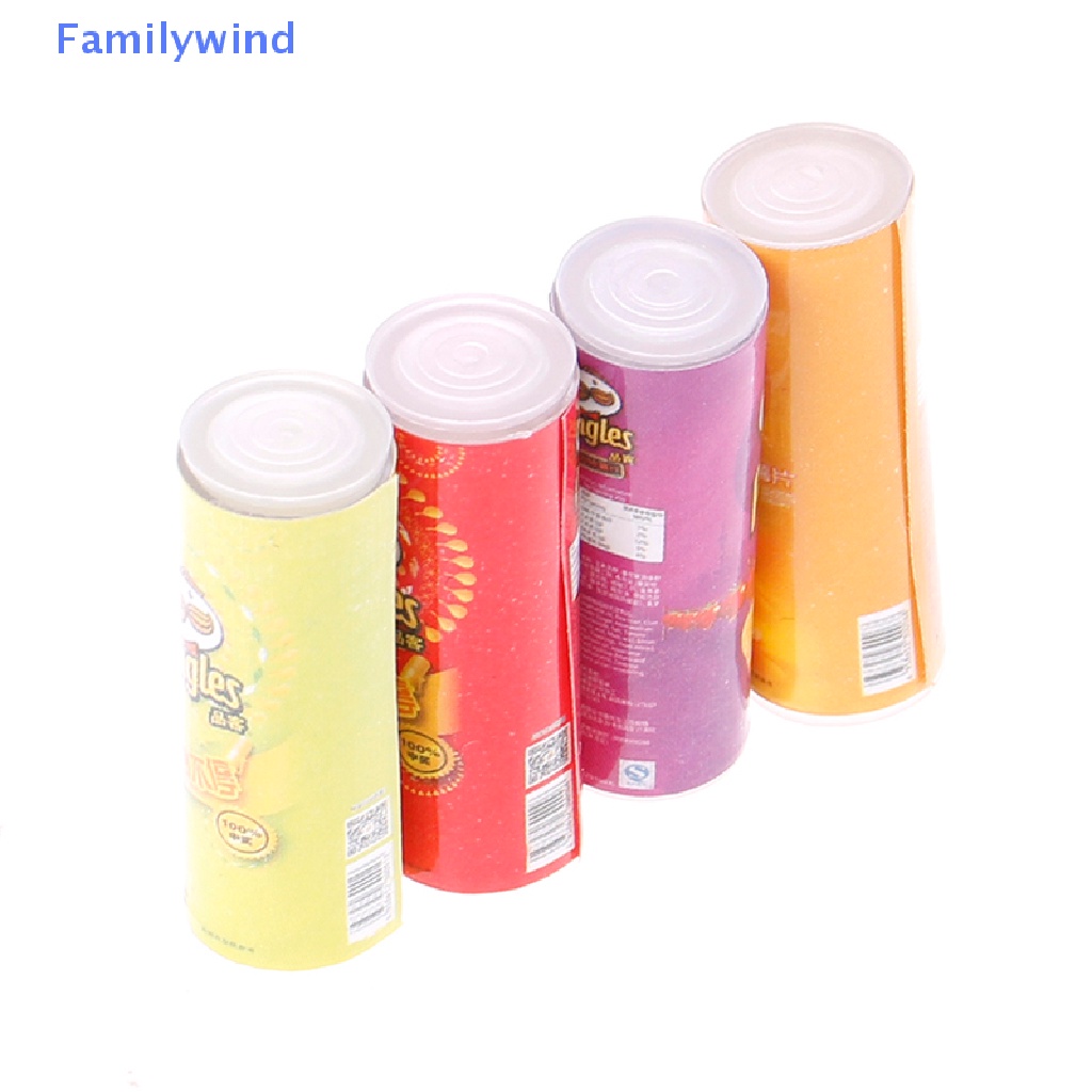 Set 4 Bình Đựng Khoai Tây Chiên Mini Tỉ Lệ 1: 12 Trang Trí Nhà Búp Bê