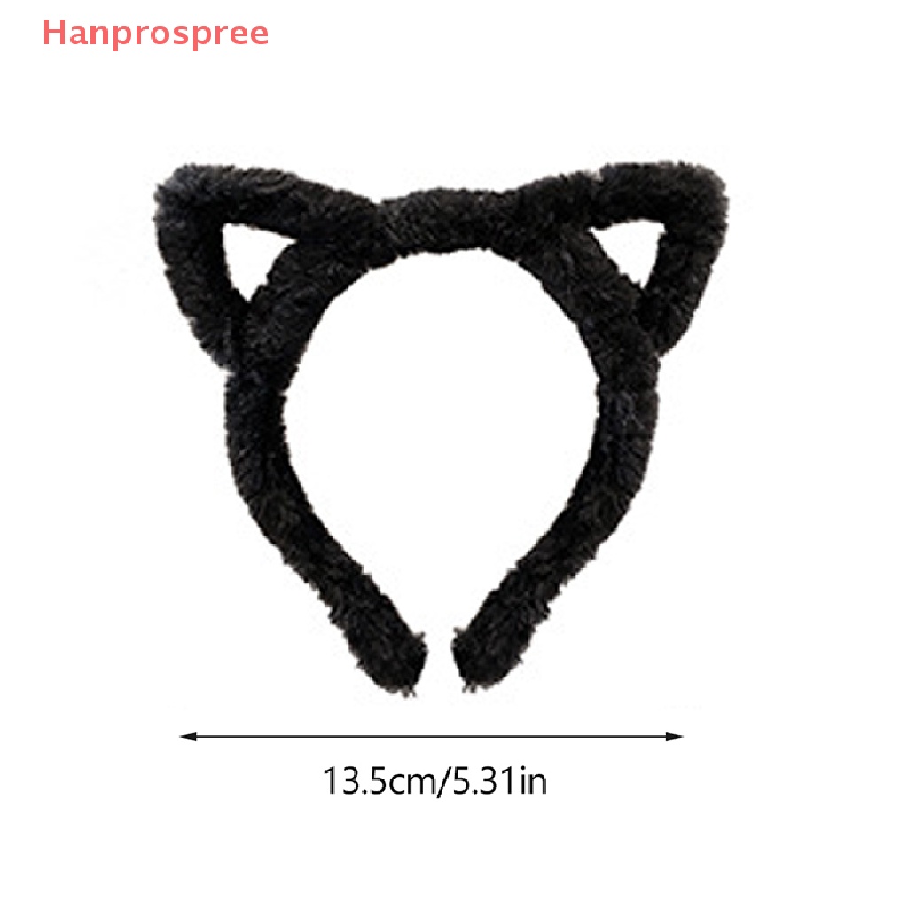 Hanprospree > Băng Đô Tai Thỏ Lông Xù Xinh Xắn Đáng Yêu Cho Nữ Rửa Mặt