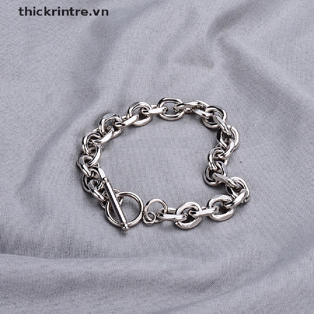 Vòng Đeo Tay Dạng Chuỗi Chữ O Đơn Giản Thời Trang Cho Nam Và Nữ