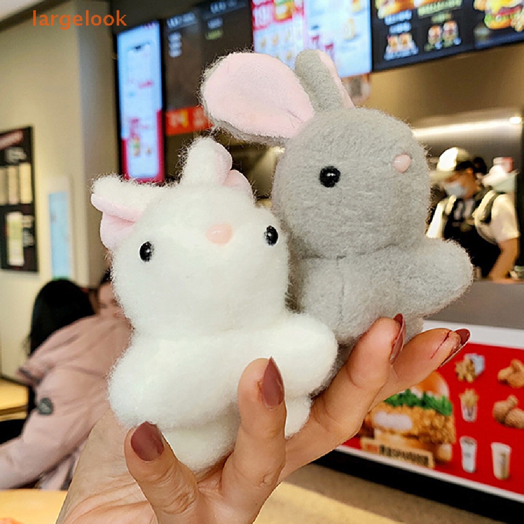 1 Móc Khóa Thỏ Nhồi Bông Dễ Thương