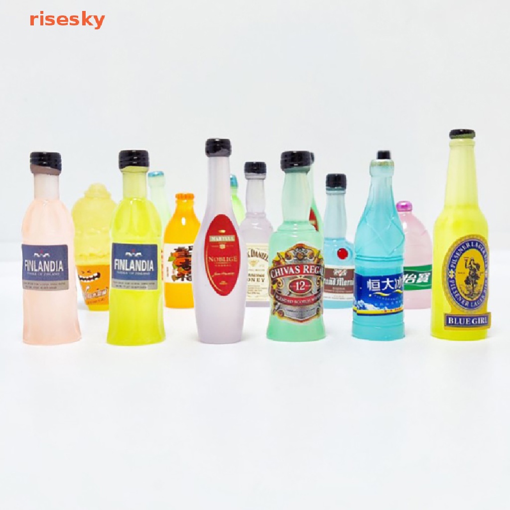 [risesky] Set 5 Tượng Nhỏ Phát Sáng Trong Bóng Tối Trang Trí Phong Cảnh