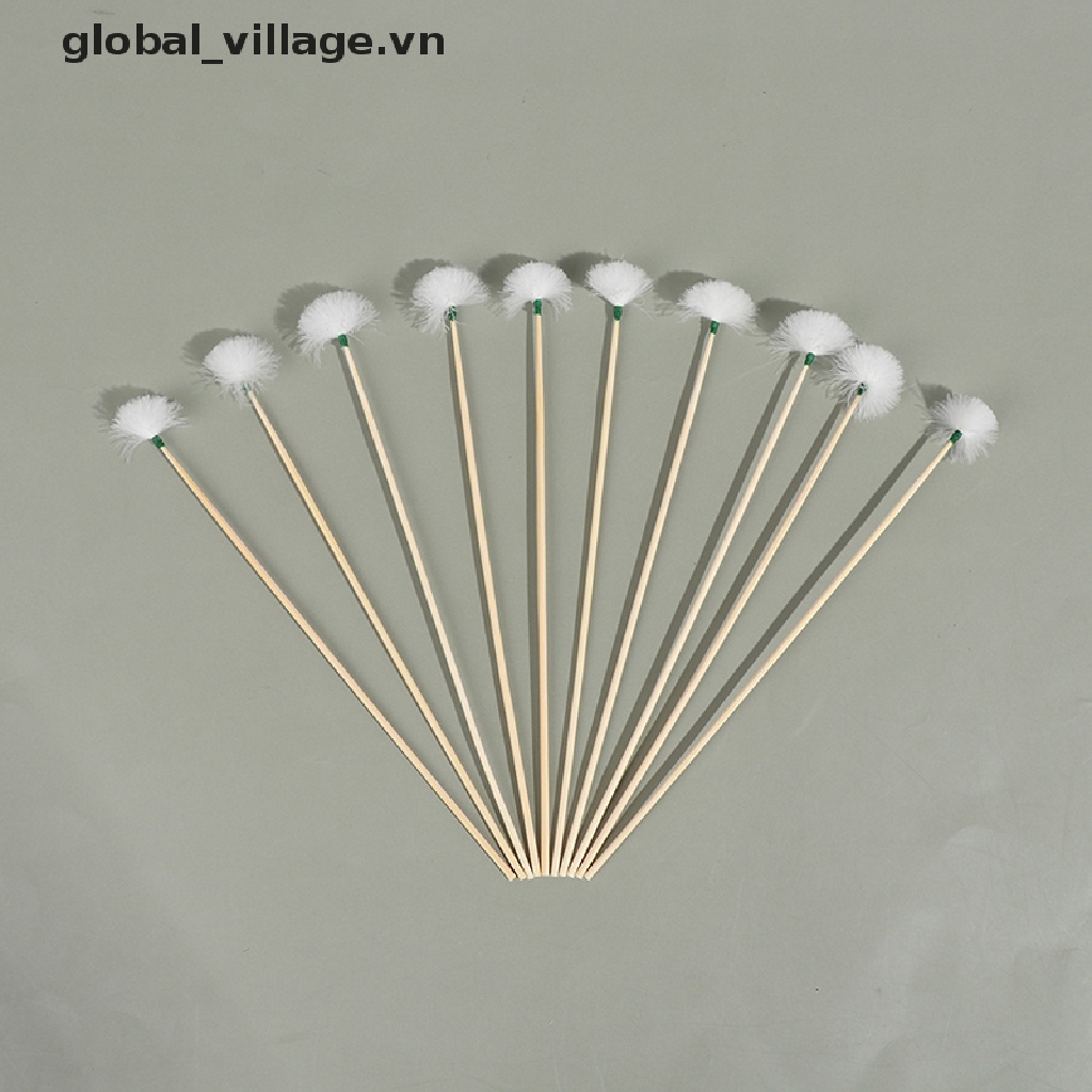 Bộ 10 Cây Lấy Ráy Tai Lông Vũ Bằng Tre Chất Lượng Cao