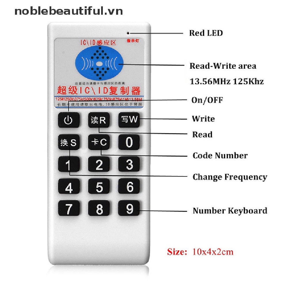 Bộ Đầu Đọc Thẻ ID IC ID RFID NFC Kèm 6 Thẻ | BigBuy360 - bigbuy360.vn