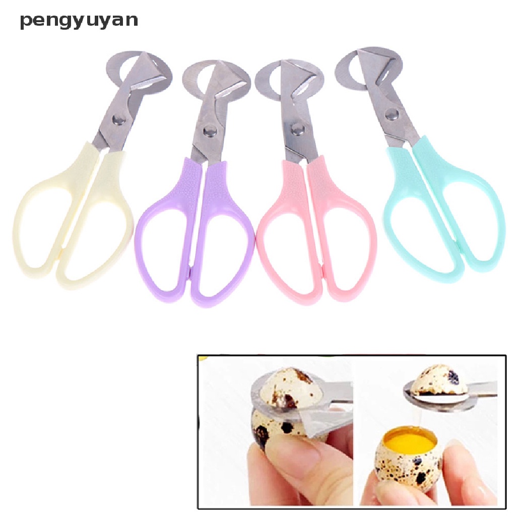 Kéo Cắt Trứng Bằng Thép Không Gỉ Tiện Dụng Cho Nhà Bếp