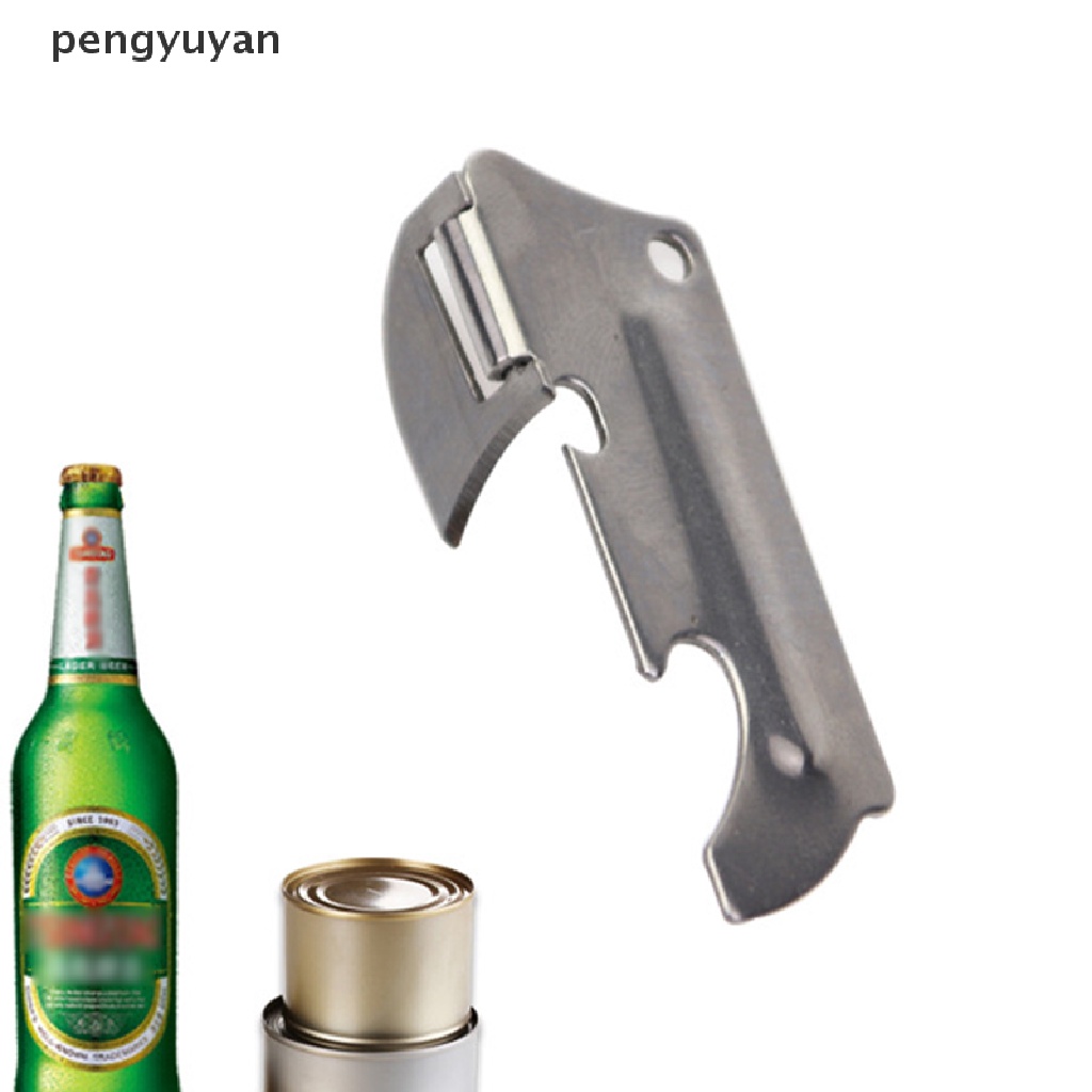 Dụng Cụ Mở Nắp Lon Mini Đa Năng Bằng Thép Không Gỉ