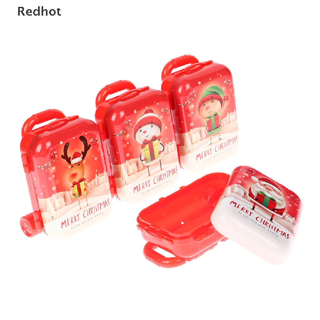 < Redhot > Mới Túi Xách Tay Mini Bằng Kim Loại Trang Trí Giáng Sinh Cho Nhà Búp Bê