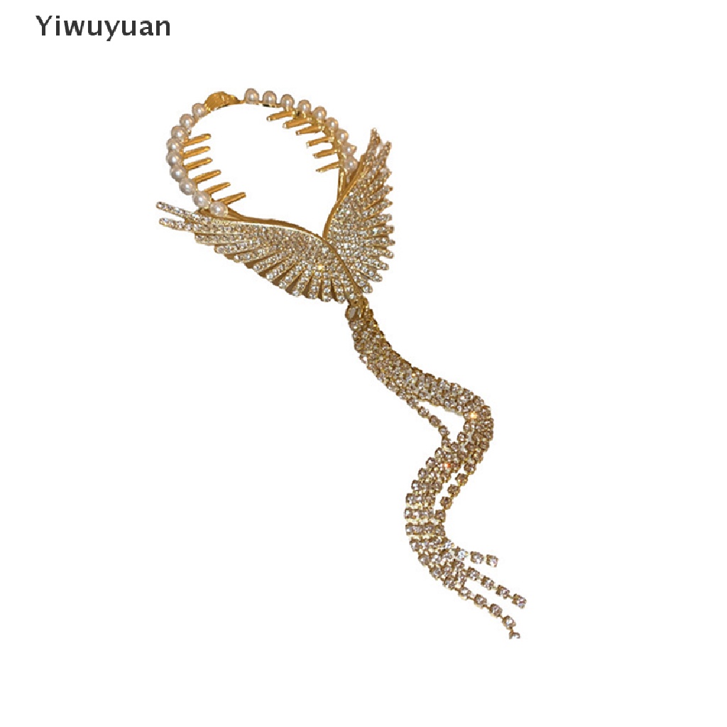 1 Kẹp Tóc Đính Ngọc Trai Và Kim Cương Giả Thời Trang