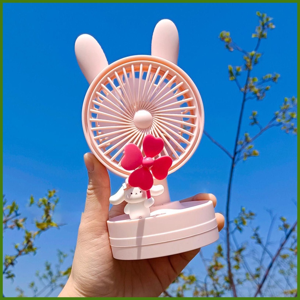 Mới Quạt Mini Sạc USB Thiết Kế Xinh Xắn Tiện Dụng