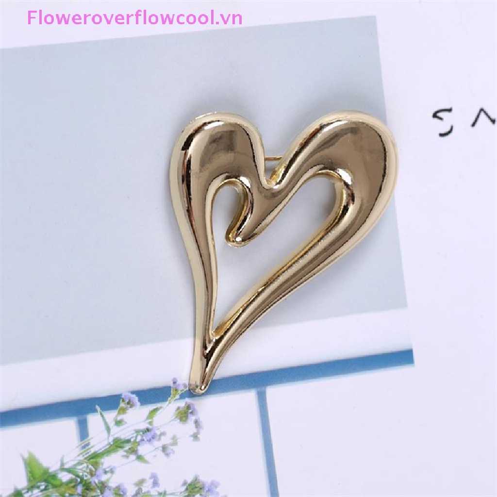 Ghim CàI ÁO HìNh TráI Tim PhốI Chữ Love ThờI Trang Cho Nam Nữ