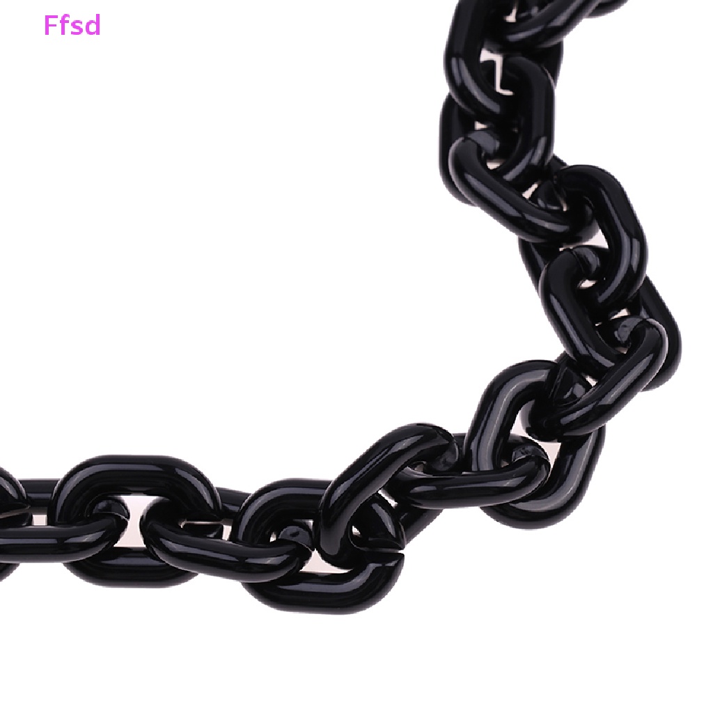 {Ffsd} Phụ Kiện Dây Đeo Túi Xách Bằng Acrylic Màu Đen