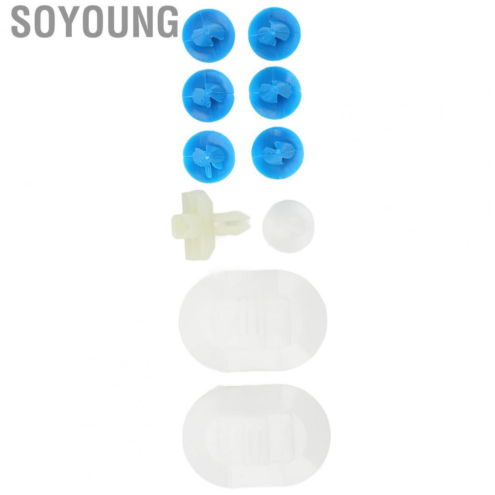 Soyoung Side Skirt Fixing Clip Set  Car Fastener Clips Easy Carry Compact Structure High Strength for Vehicle
